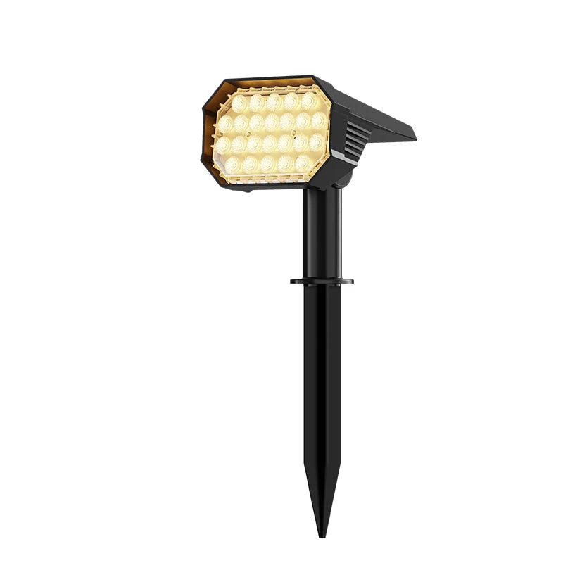 Spot Piquet LED solaire 6W 400 Lumens blanc chaud